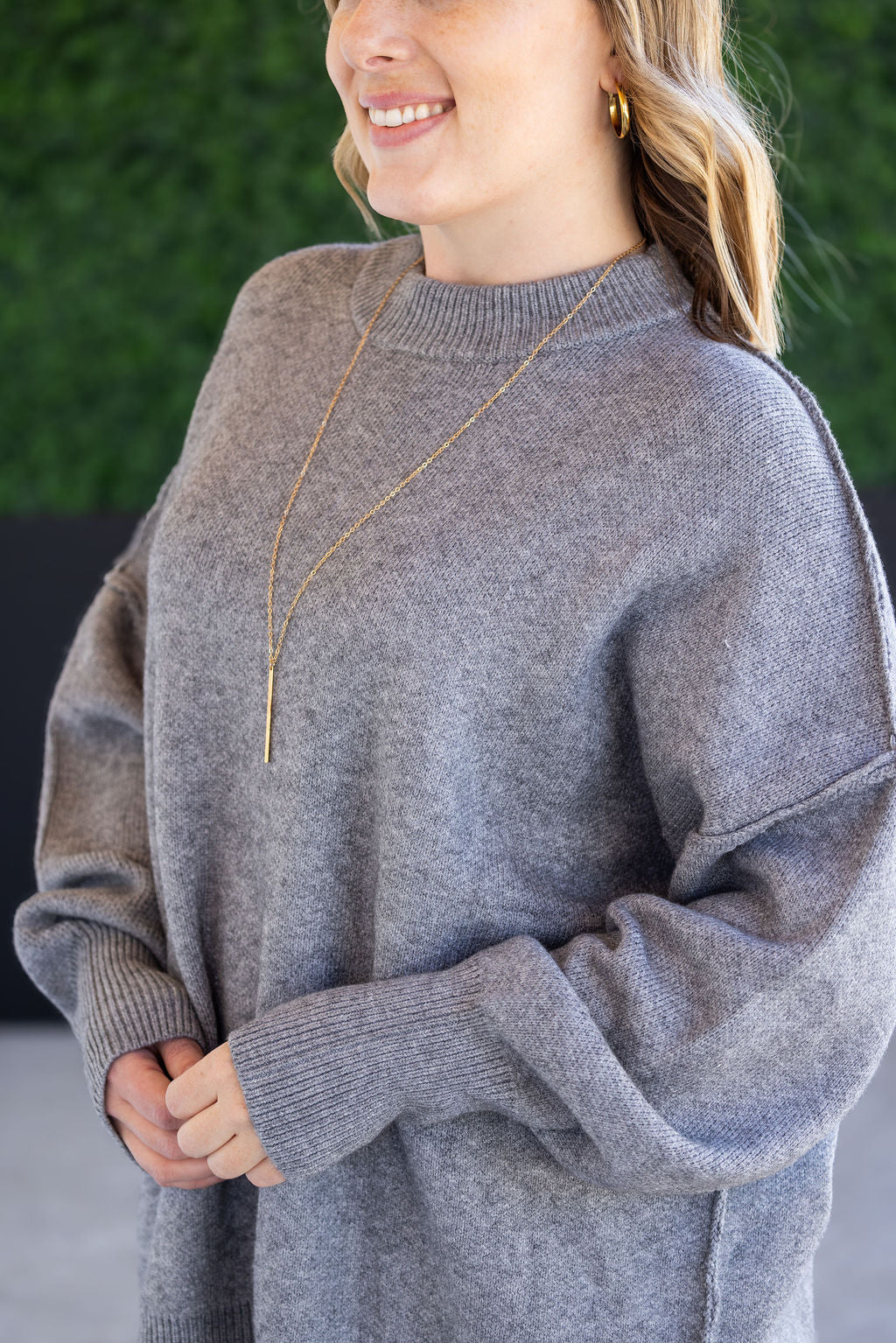 Aurora Cozy Sweater - Grey